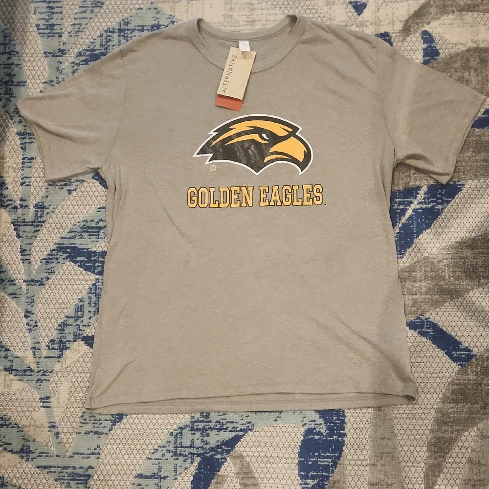 NWT- XL Alternative Gray Mississippi Golden Eagles Tee - Picture 1 of 6